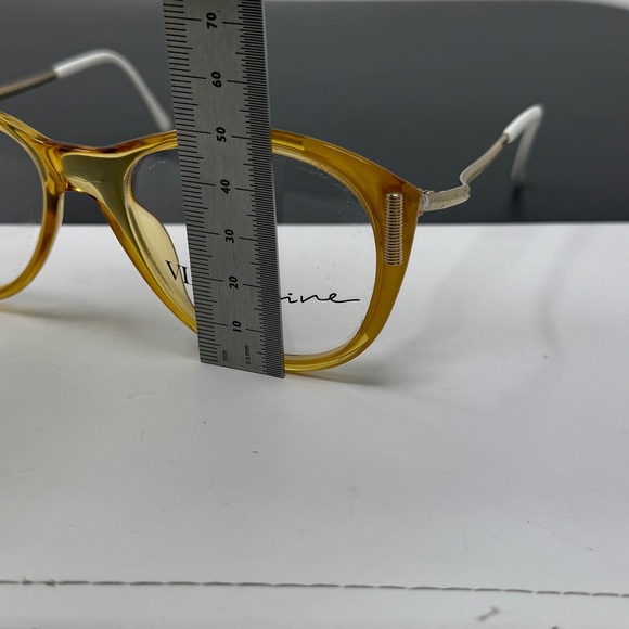 Vintage Viennaline 1479 70 Clear Retro Optyl Eyeglass Frames Germany Vienna Line - Picture 6 of 16